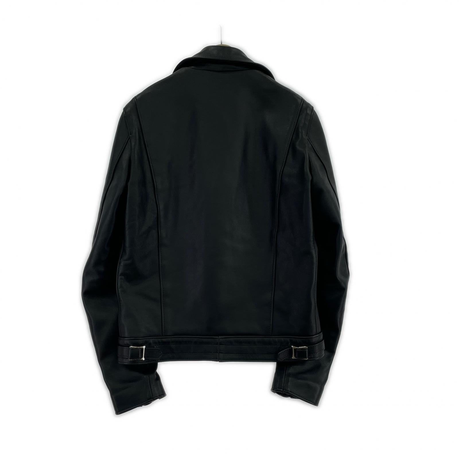 ライダースジャケット CYCLONE RIDERS JACKET REAL HIDE 38 ブラック
