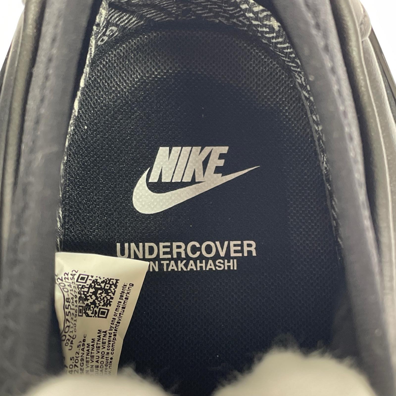 スニーカー Air Force 1 Low x UNDERCOVER 27cm (US9 UK8 1/2 EU44) ブラック
