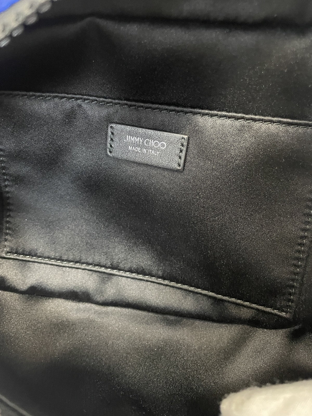 JIMMY CHOO ナイロン ボディバッグ ブルー