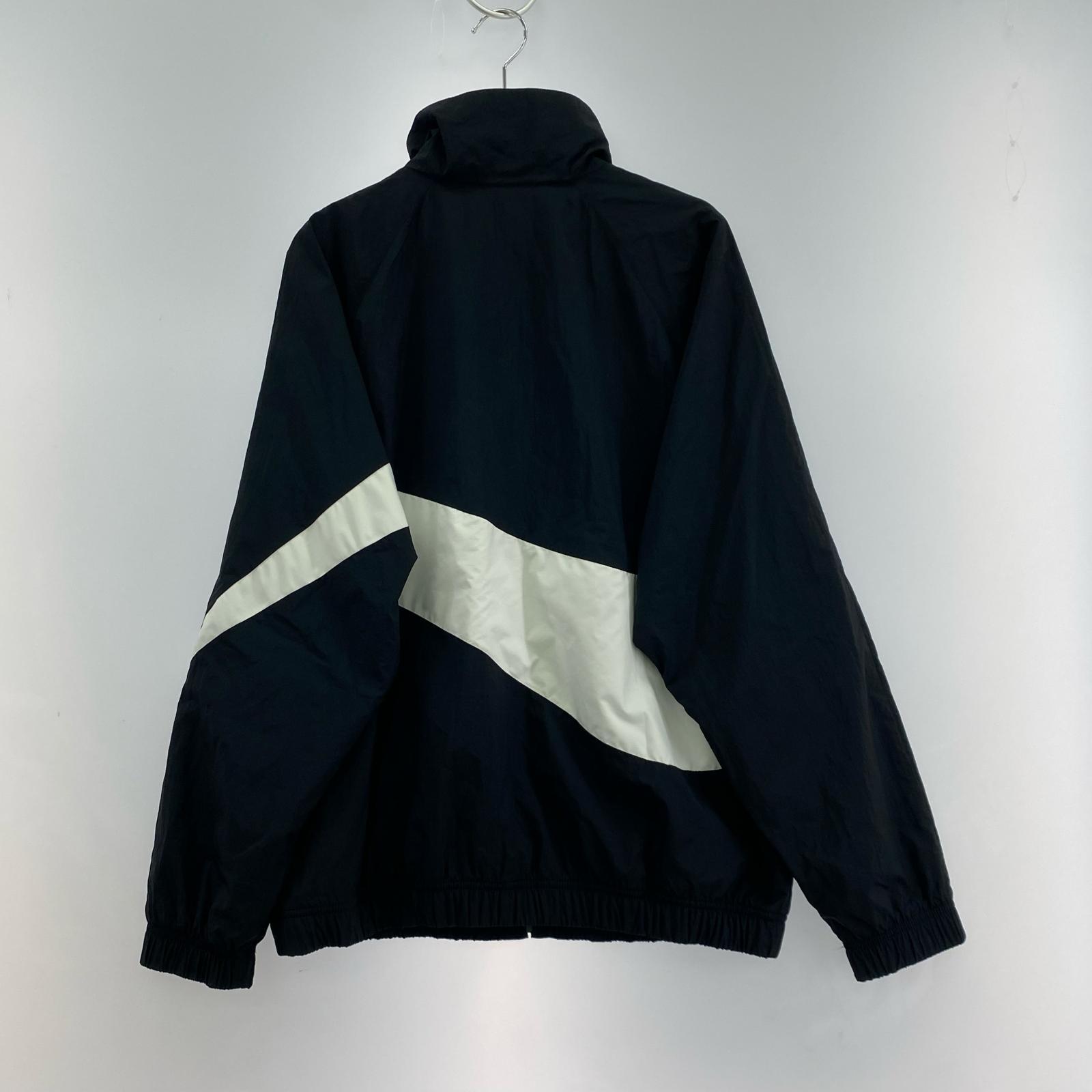 ジャケット HBR STMT WOVEN JACKET 黒×白 L L