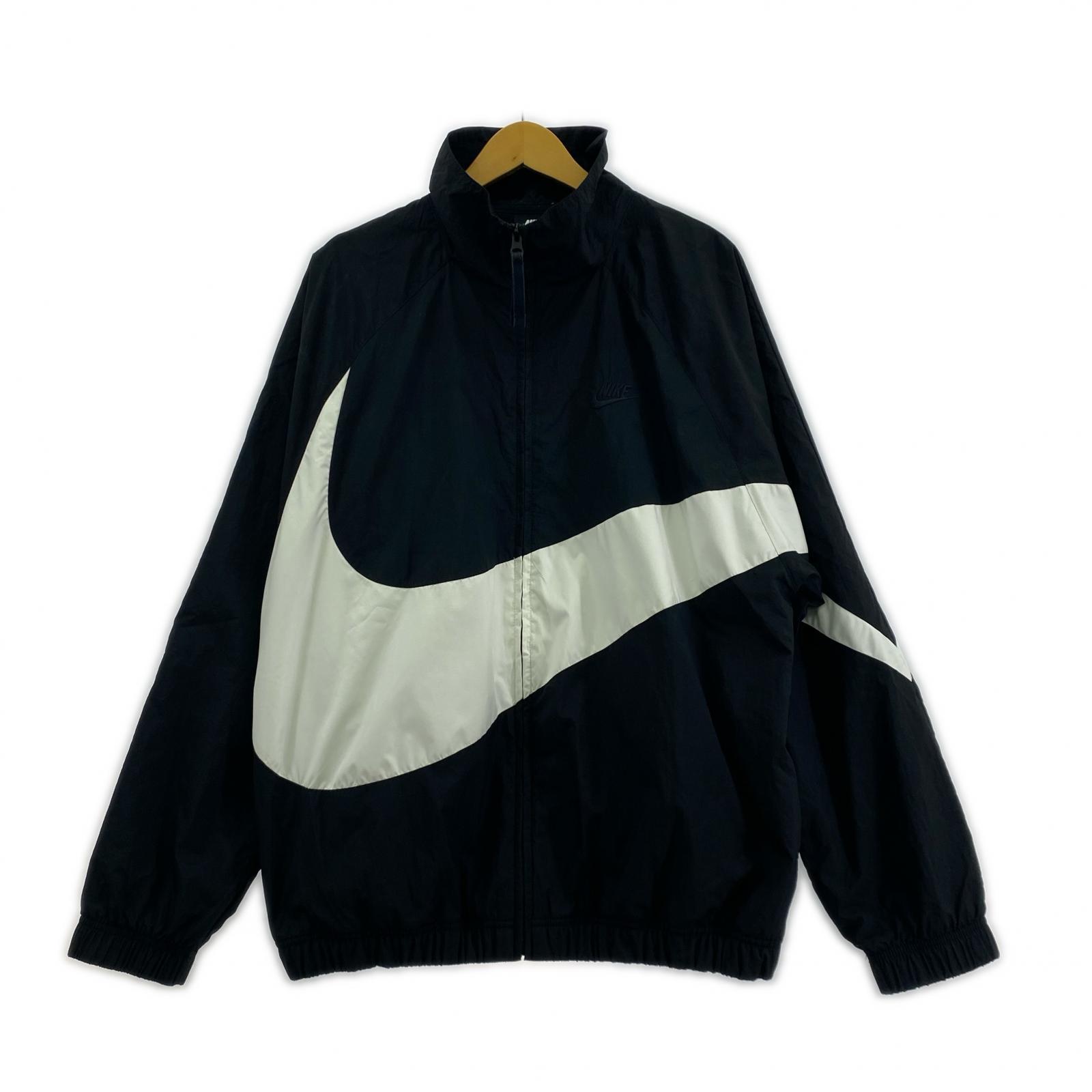 ジャケット HBR STMT WOVEN JACKET 黒×白 L L