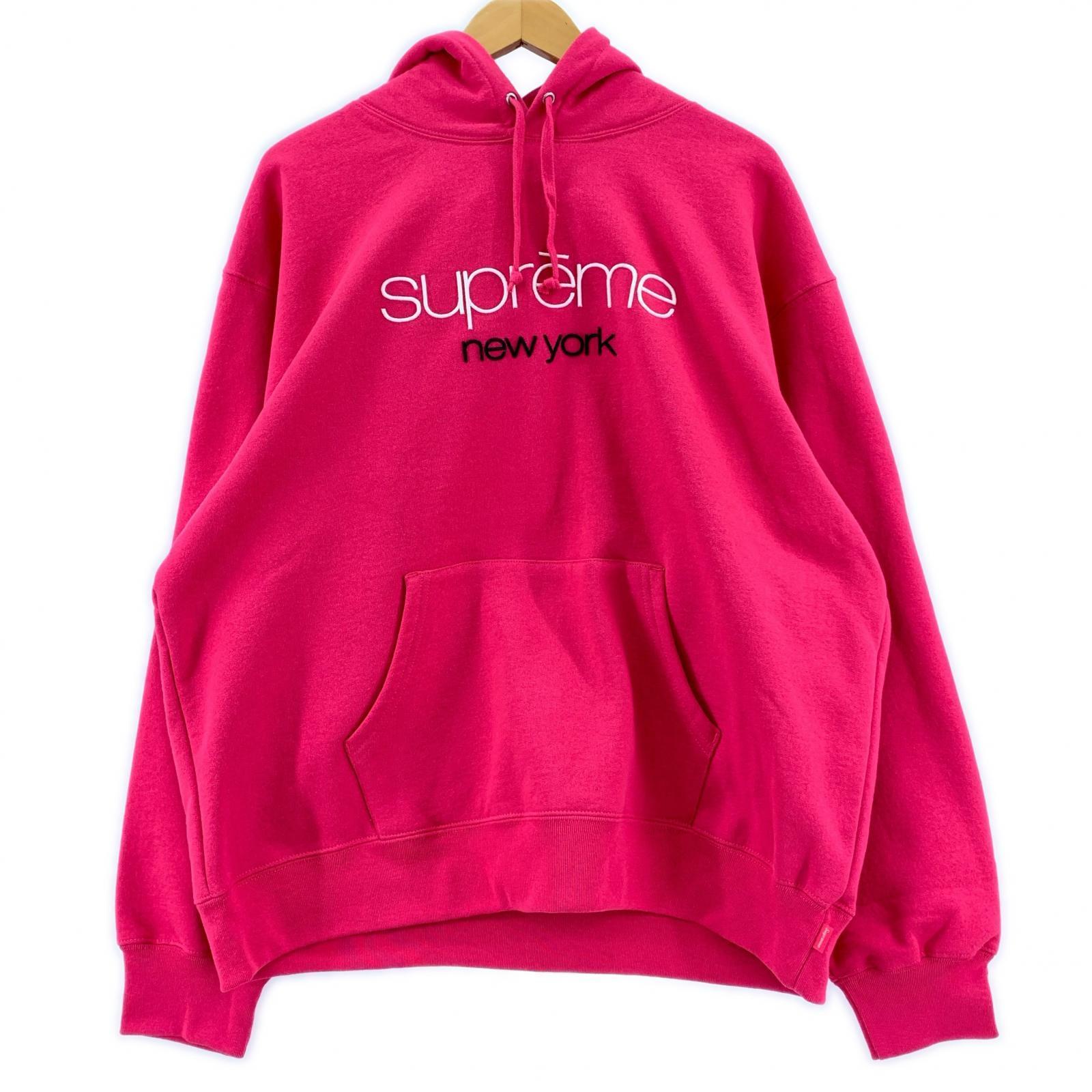スウェット Classic Logo Hooded Sweatshirt L ピンク