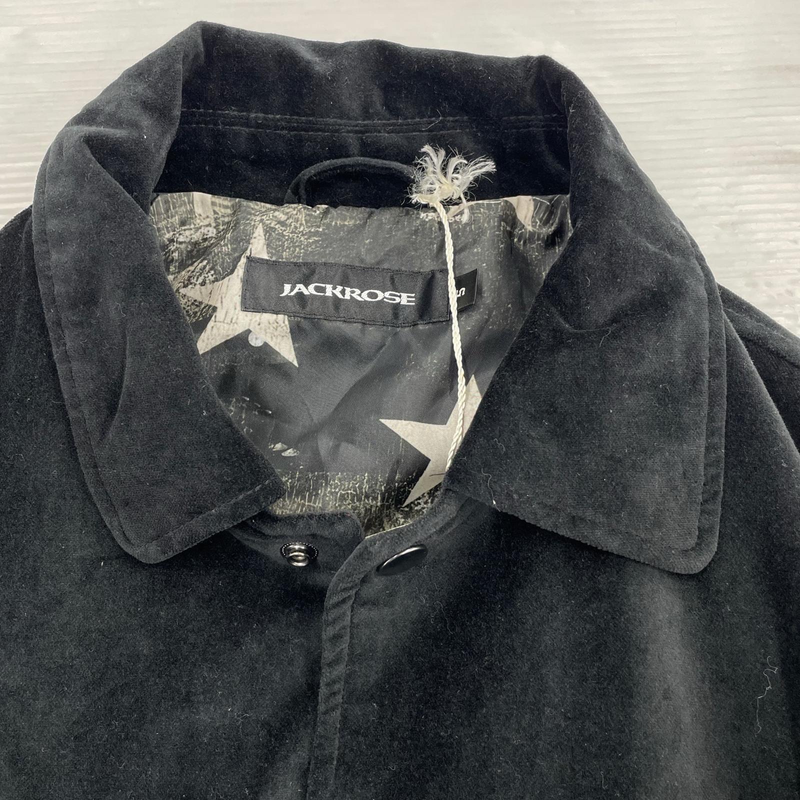 テーラードジャケット JACKROSE 襟付き刺繍スナップスタジャン(5) 5 ブラック