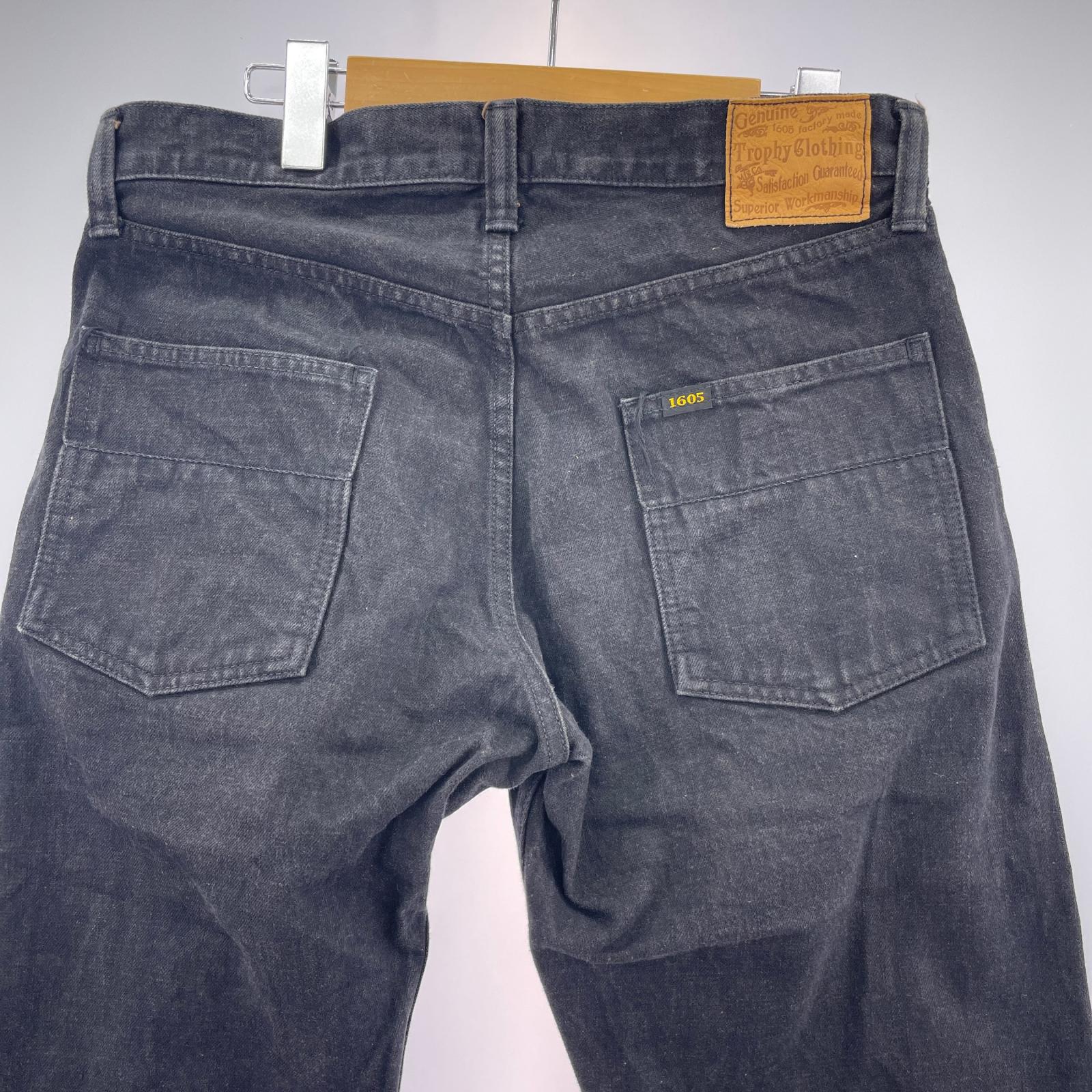 デニムパンツ TROPHY CLOTHING 1605 W32 ブラック