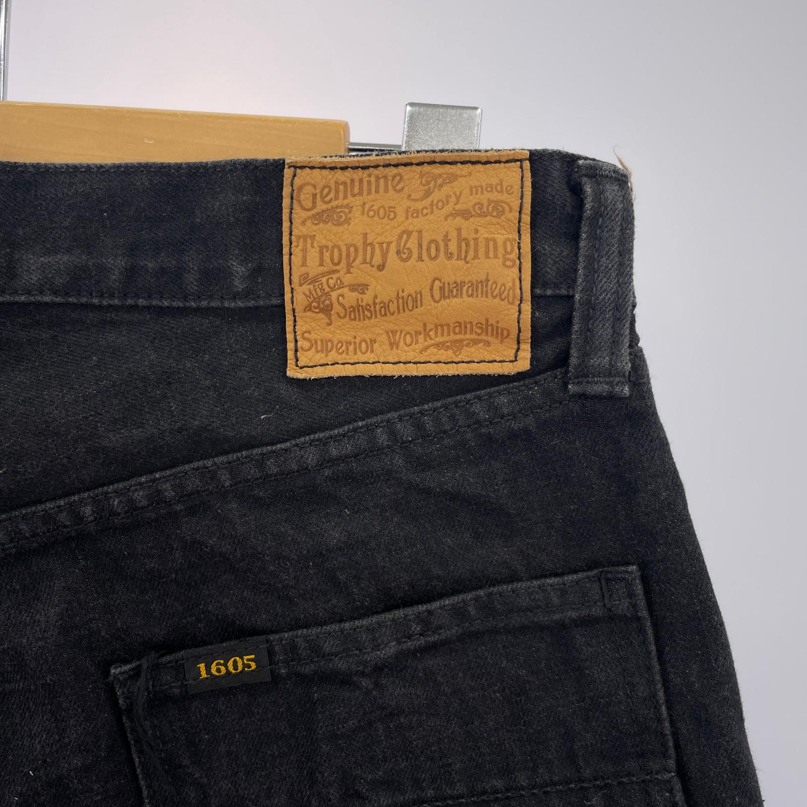 デニムパンツ TROPHY CLOTHING 1605 W32 ブラック
