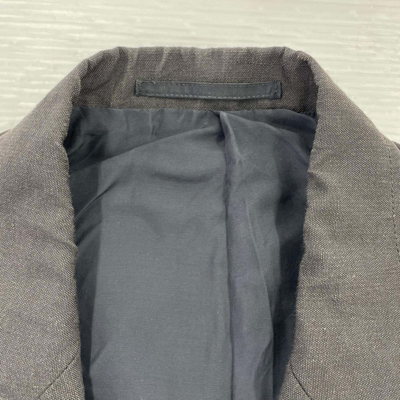 ジャケット 21ss リネンミックスショートジャケット 1 ブラウン