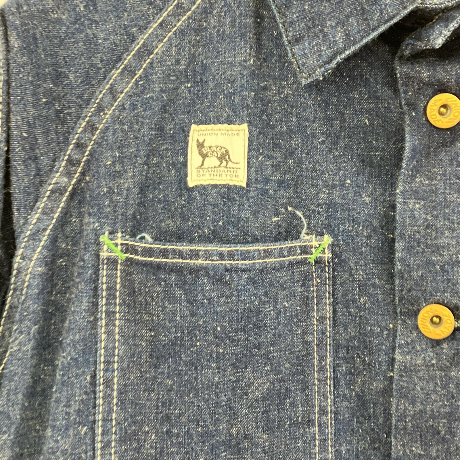 オーバーオール TCB JEANS Balck Cat Crew Suit (28) ブルー