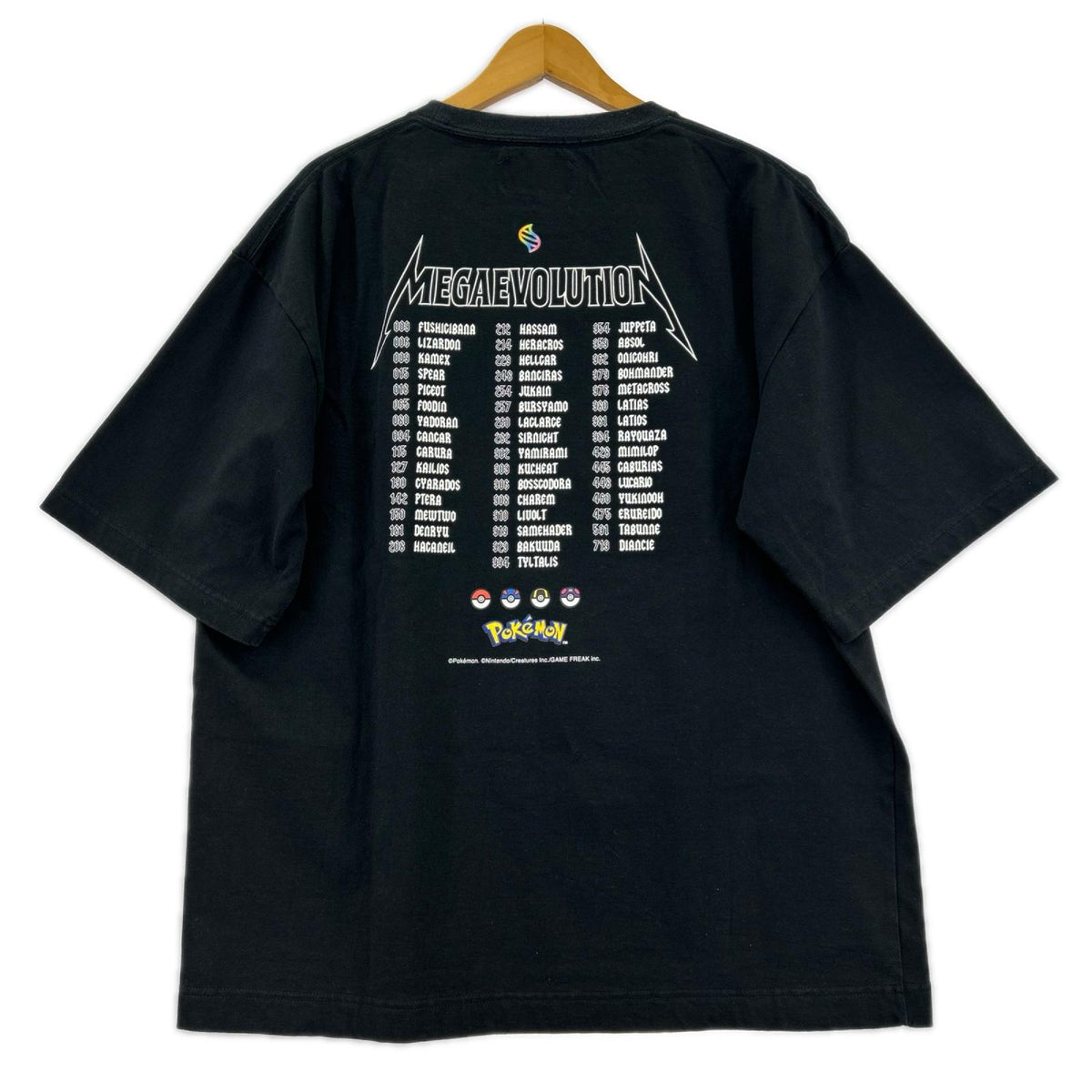 半袖Tシャツ リザードン 1 ブラック