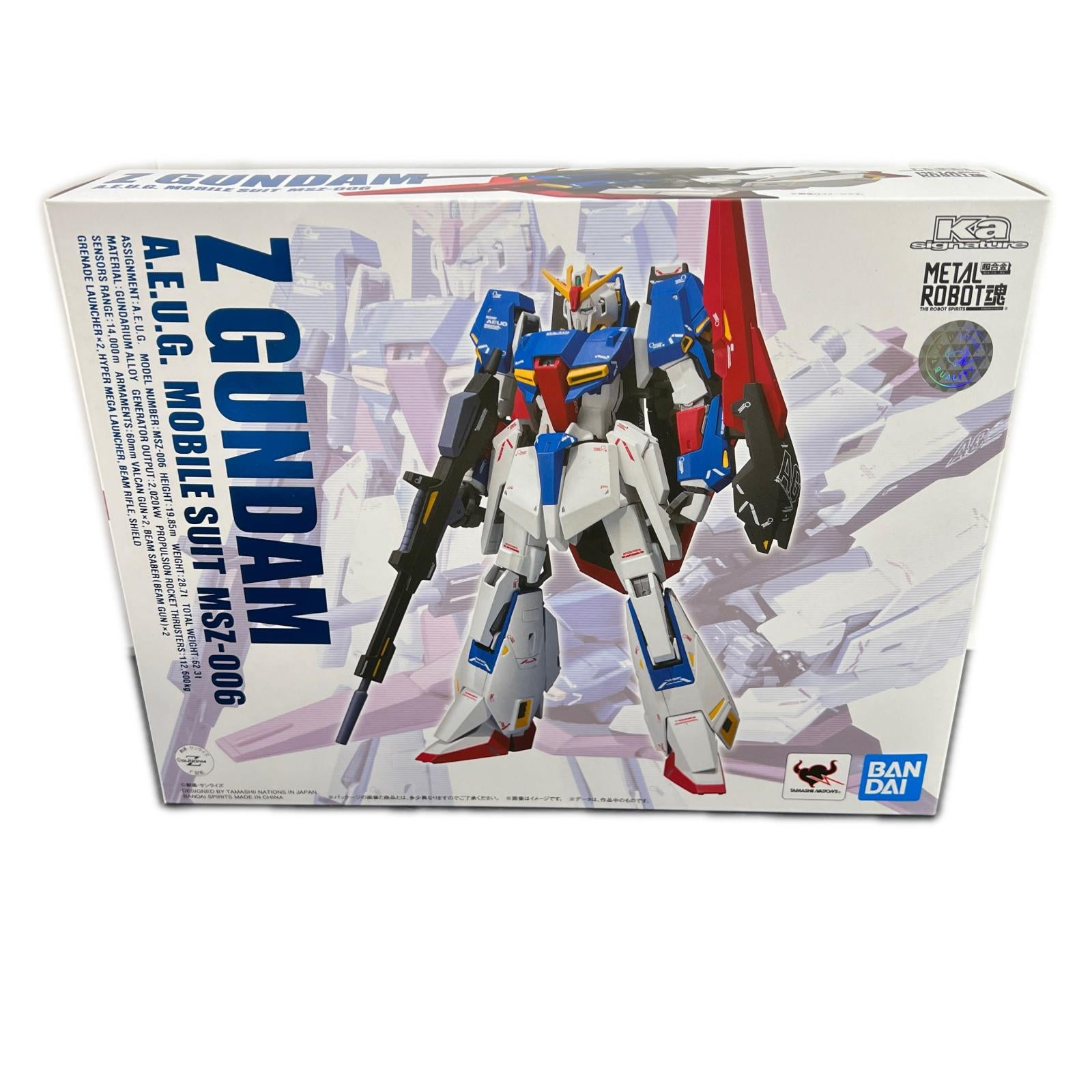 Zガンダム Ka Signature ガンダム M E T A L R O B O T塊 Zガンダム Ka signature バンダイ フィギュア/グッズ