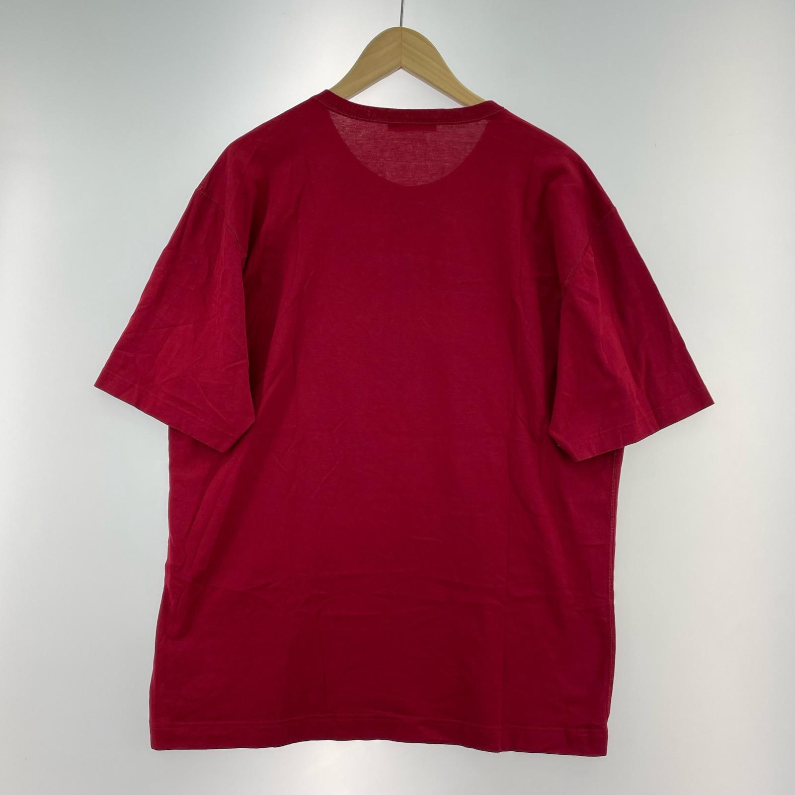 半袖Tシャツ ロゴテープT 赤 (52)