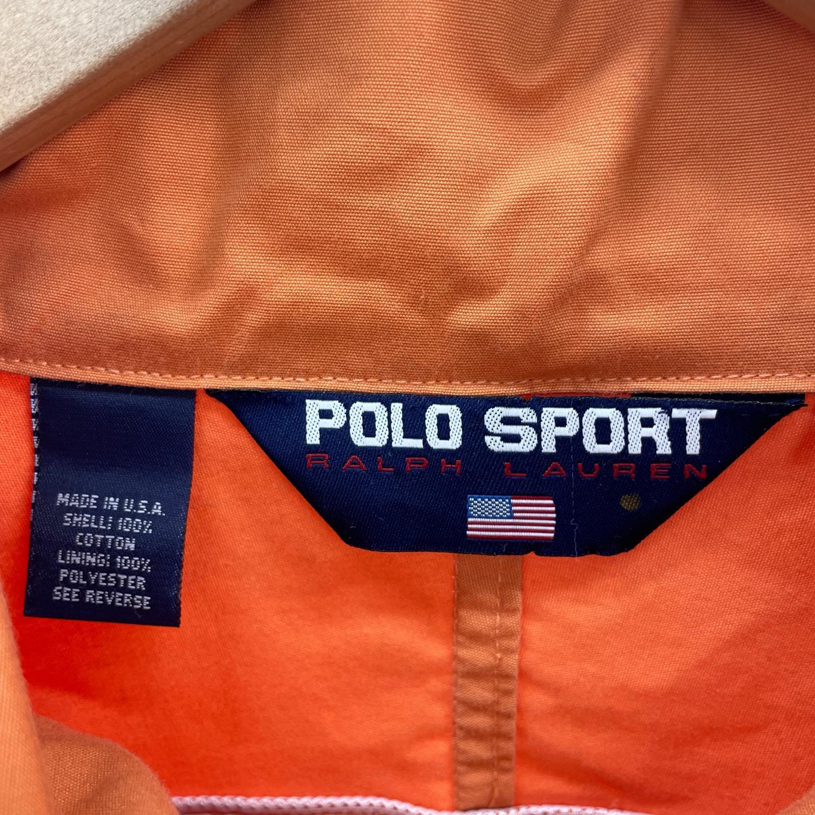 ジャケット POLO SPORT 90s Type M-65 オレンジ L L オレンジ