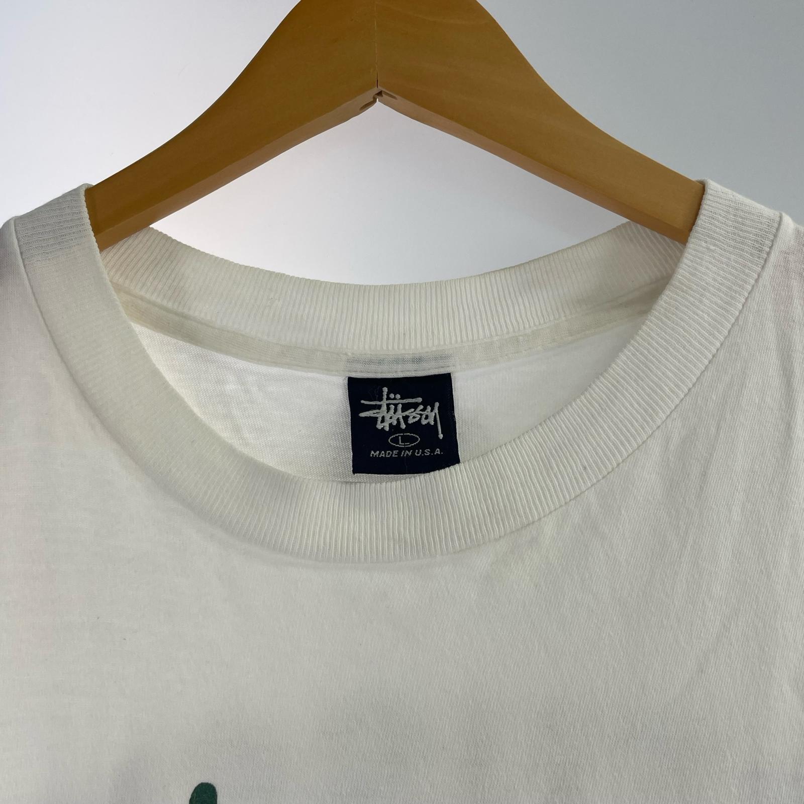 半袖Tシャツ 紺タグ Tシャツ 白 L L ホワイト