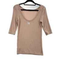 半袖Tシャツ HALF SLEEVE RIB TEE ピンク 38 ピンク