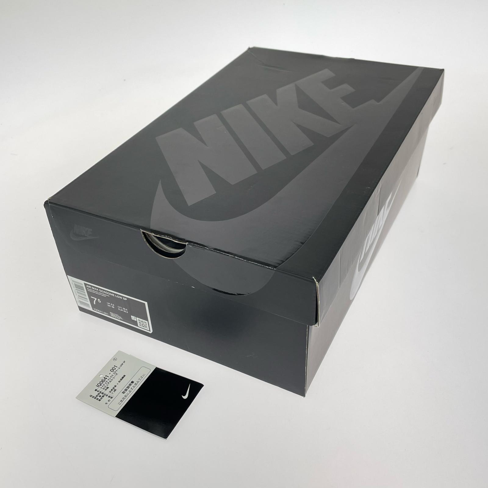 スニーカー NIKE AIR MAX GOADOME LOW SP IQ0641-001 黒 (26.5) 25.5cm (US7 1/2 UK7 EU41) ブラック