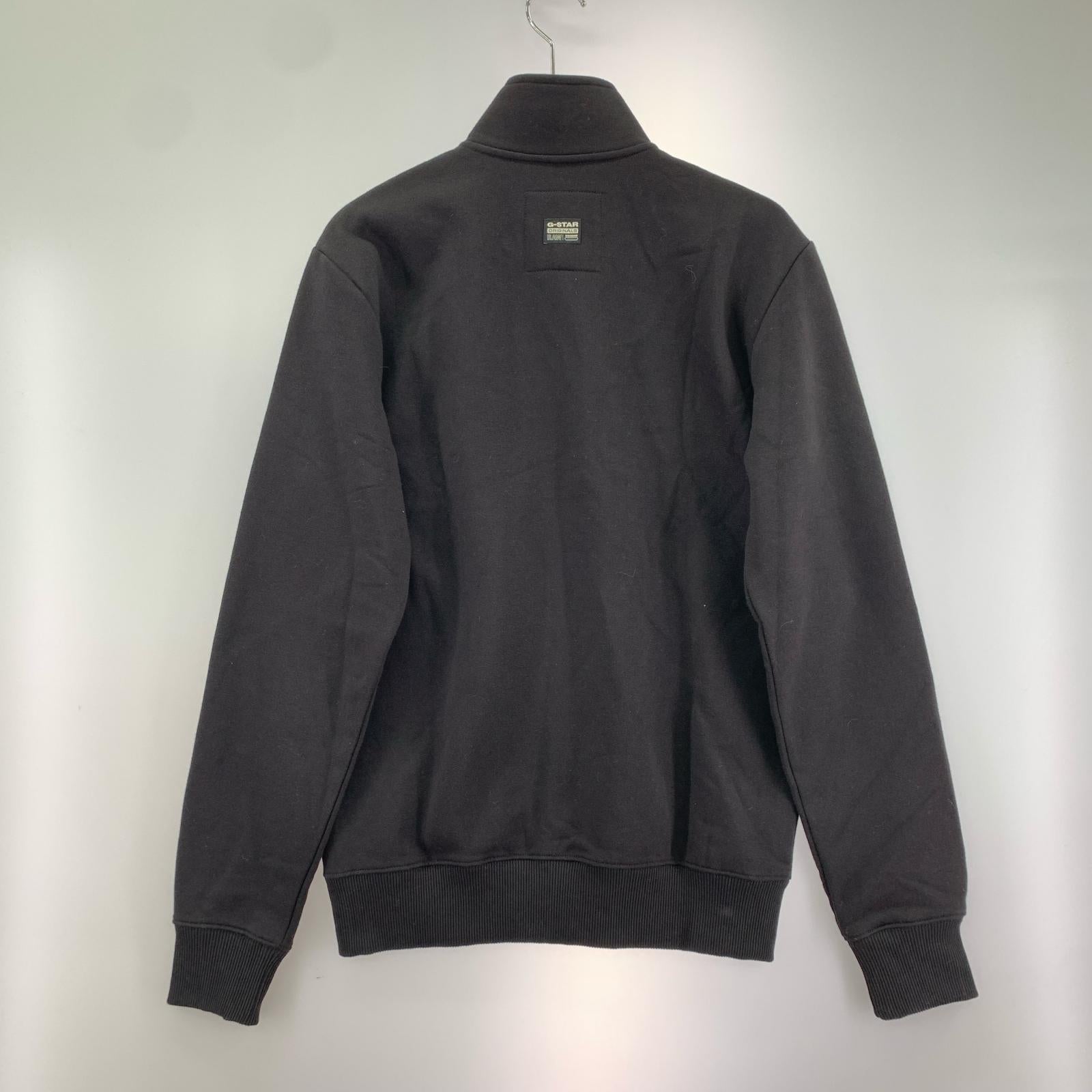 ブルゾン LOGO ZIP THRU SWEAT/BLK S ブラック