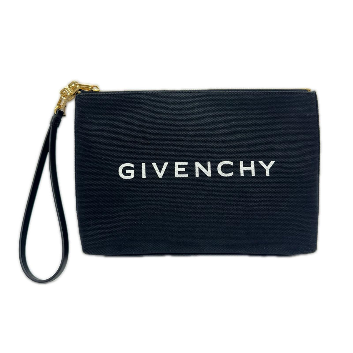 GIVENCHY/セカンドバッグ/キャンバス/BLK