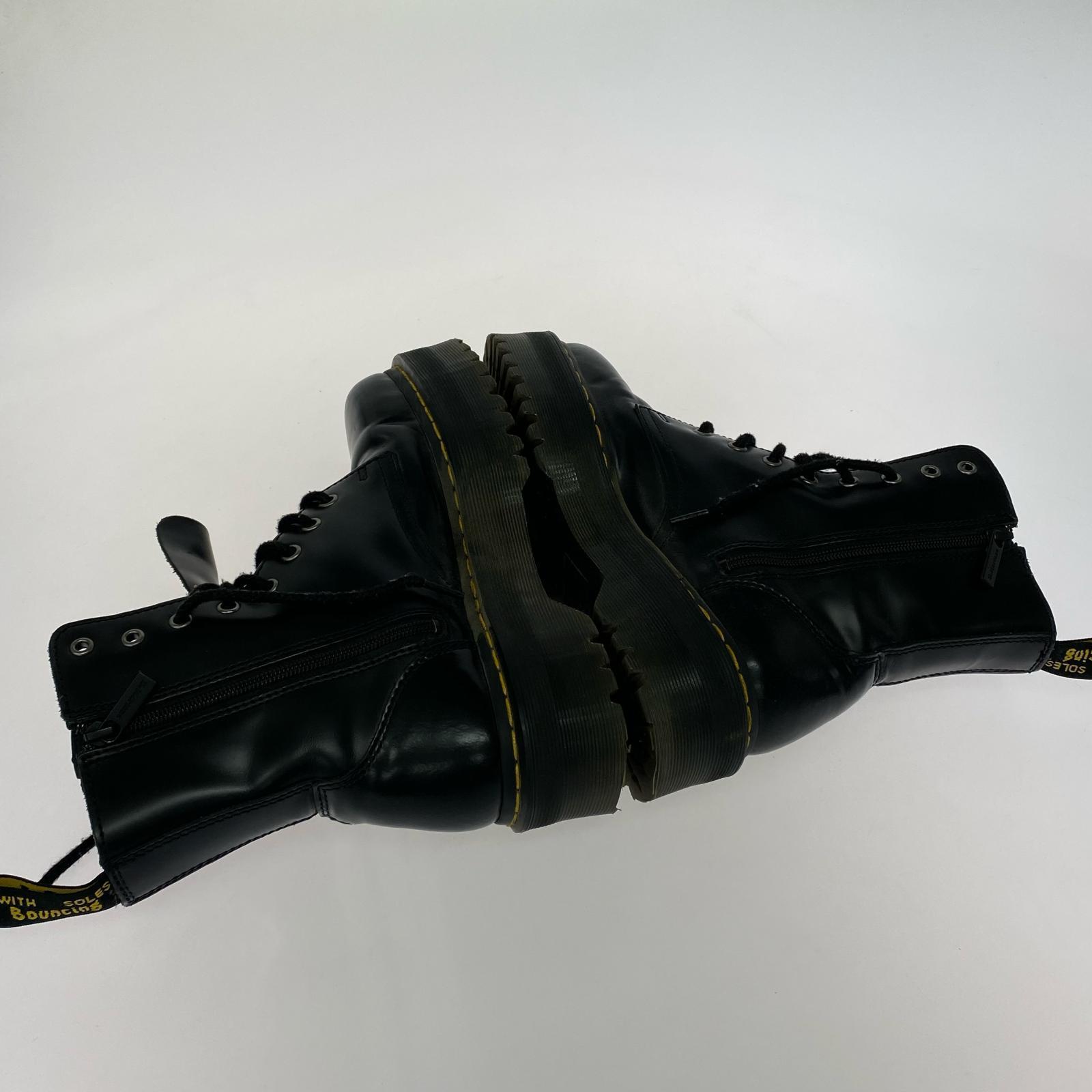 ブーツ jadon 8ホール サイドジップ 25.5cm (US7 1/2 UK7 EU41) ブラック