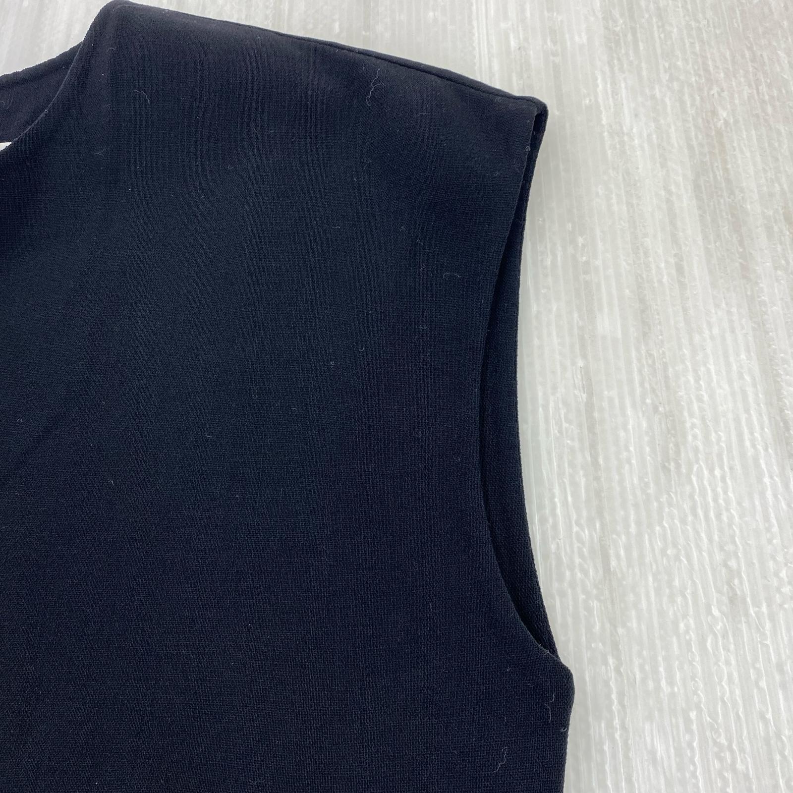 CELINE ノースリーブワンピース 36 ブラック 36