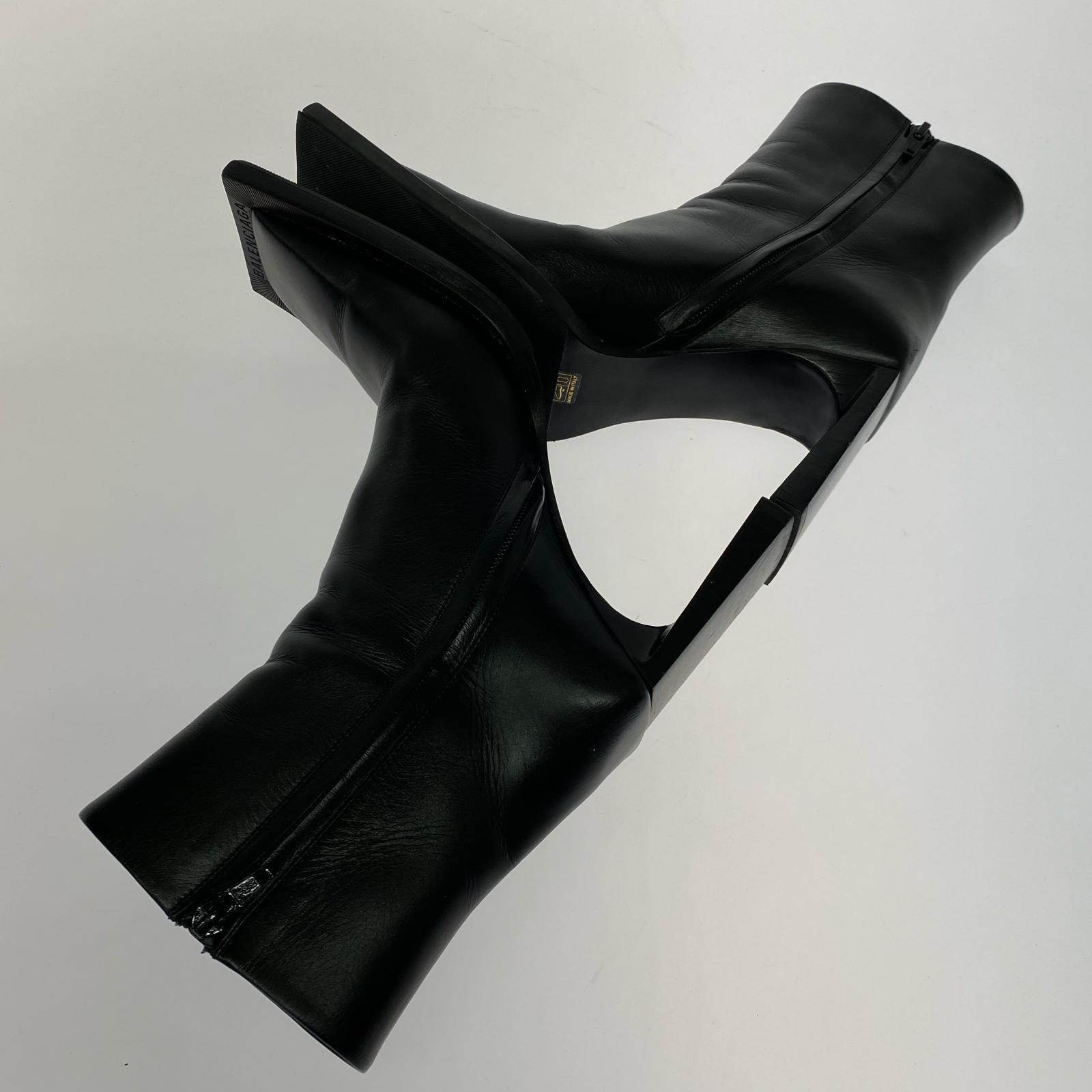 BALENCIAGA スクエアトゥーブーツ 36