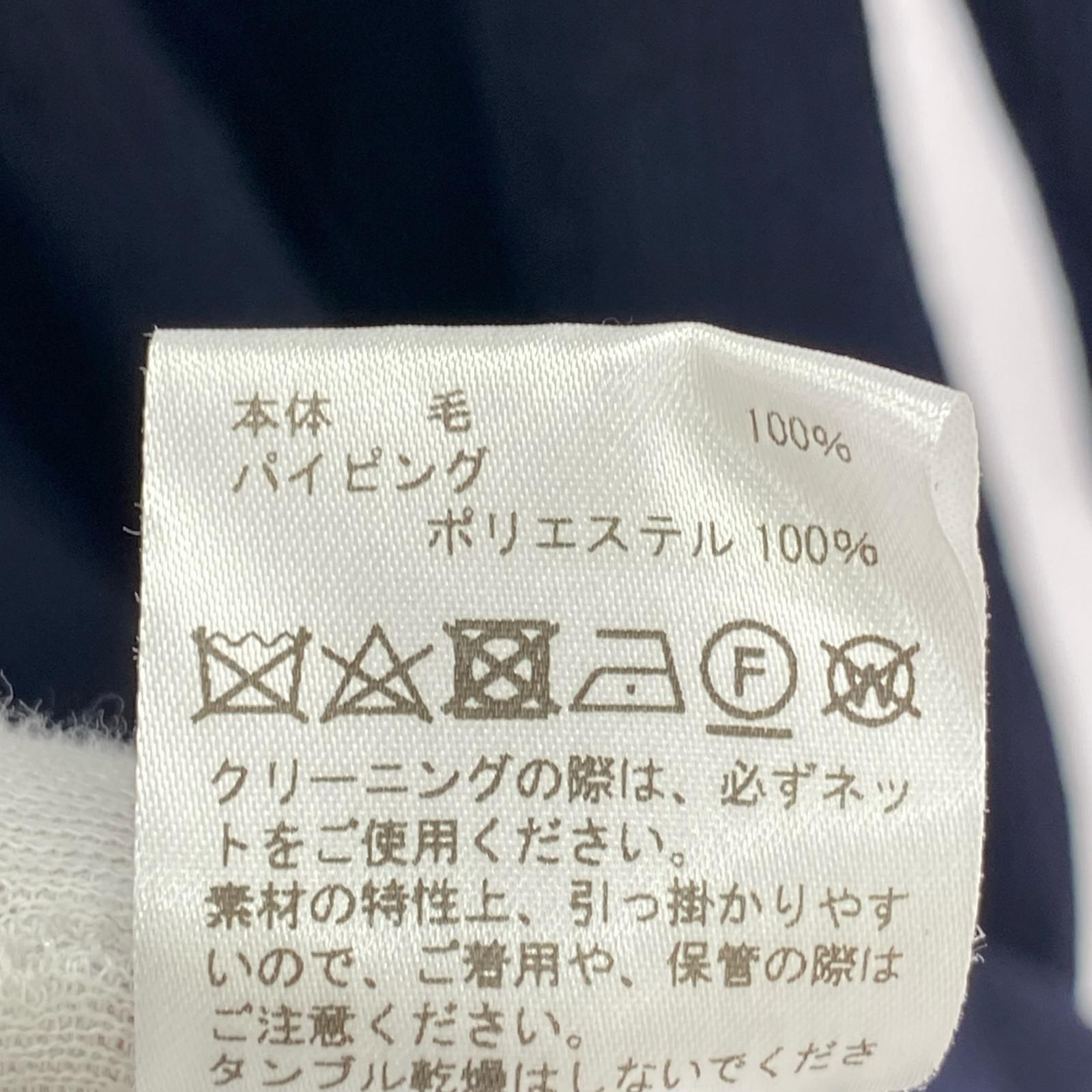 ワンピース tan 22aw ドッグレッグニットワンピース フリー ネイビー