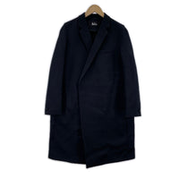 その他アウター 17ss ロングチェスターコート ブラック