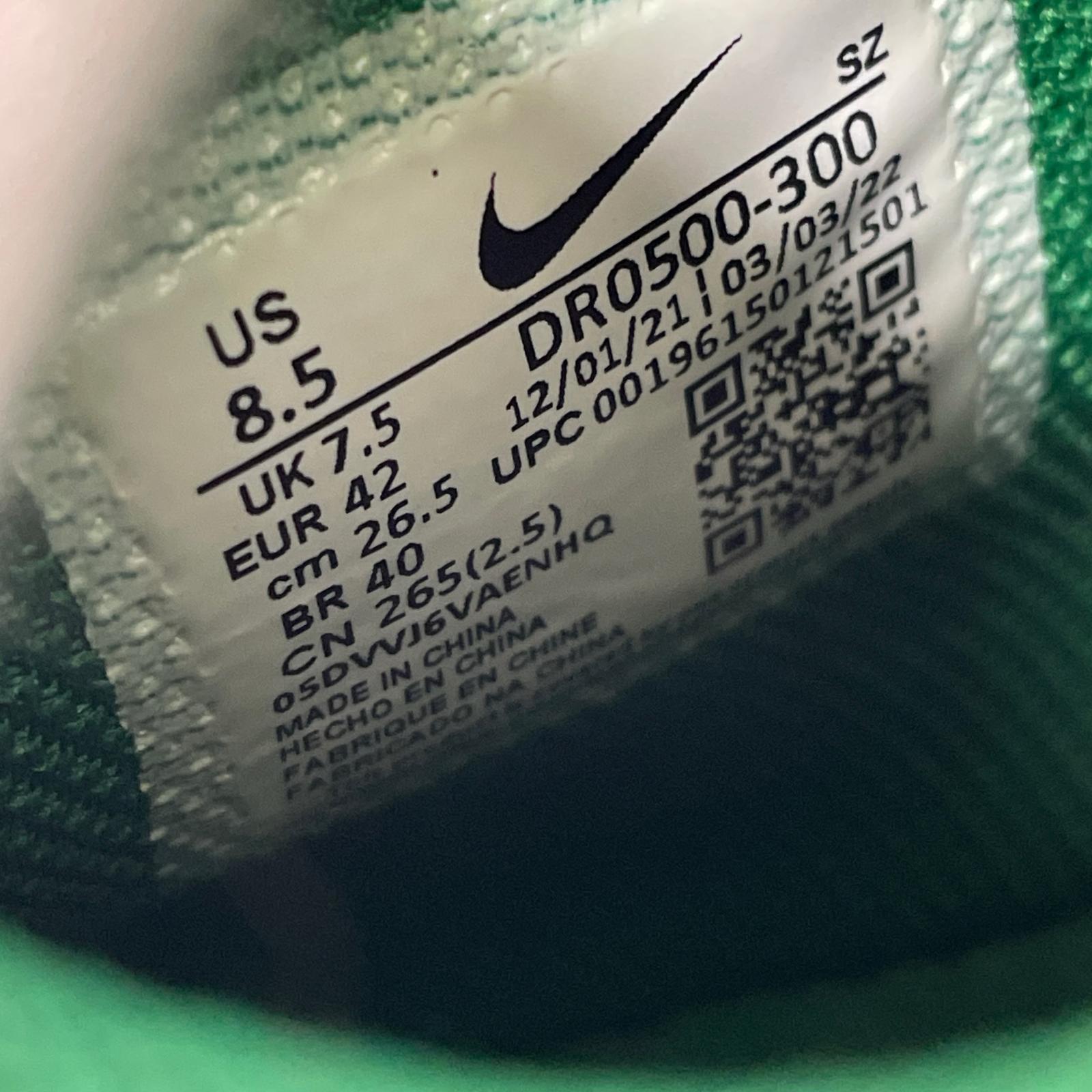 スニーカー OFF-WHITE AIR FORCE1 MID SP LTHR /緑/26.5 26.5cm (US8 1/2 UK8 EU43) グリーン