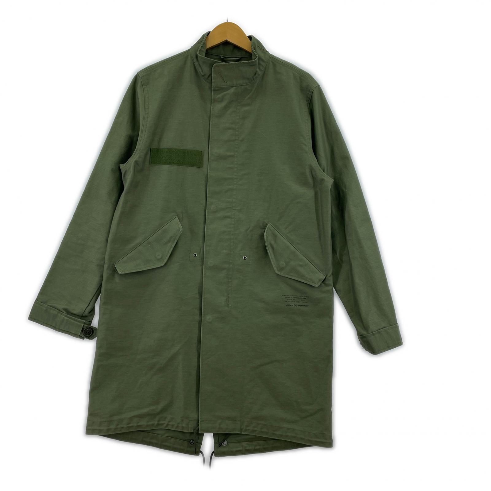ミリタリージャケット UEN MILITARY STAND COLLAR COAT(2)KHK 2 カーキ
