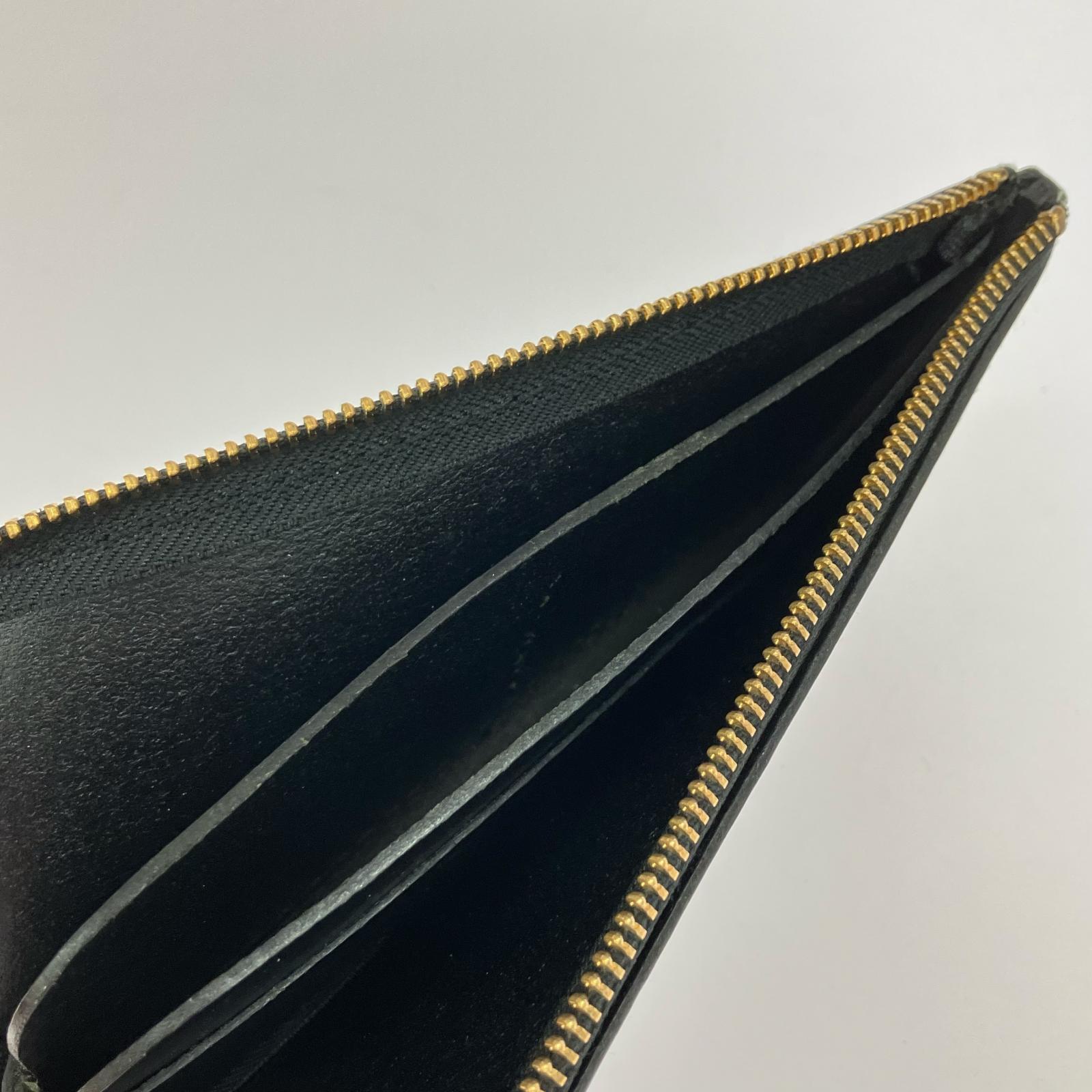 長財布 ラウンドジップ ブラック