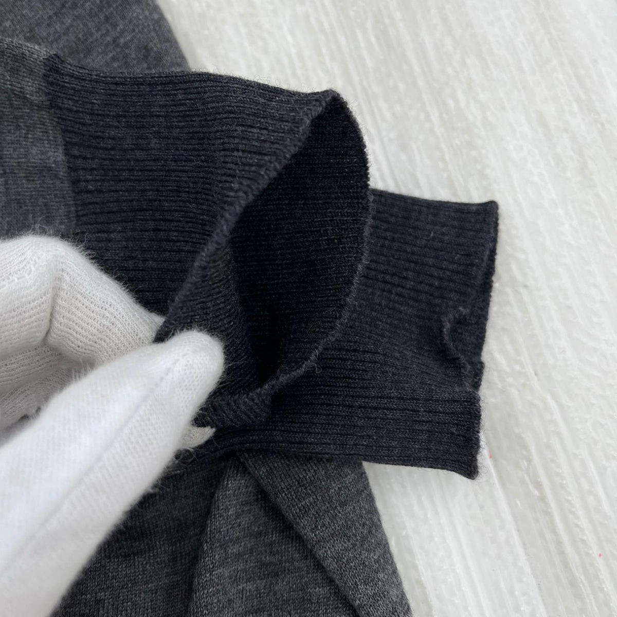 カーディガン HOMME 毛100% カーディガン S S グレー