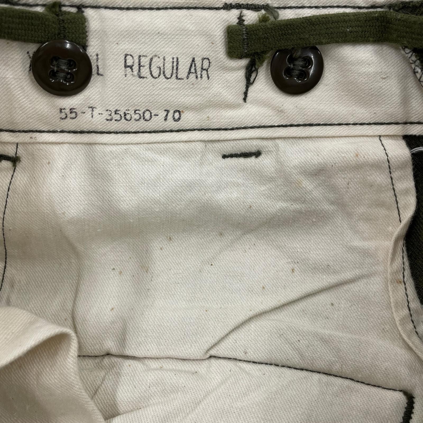 パンツ 50s/TROUSERS FIELD WOOL/W26 グリーン