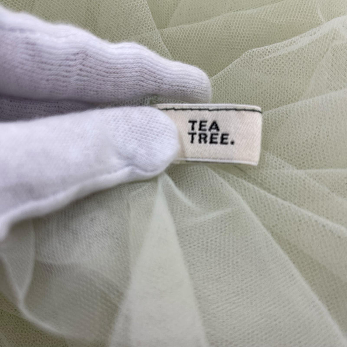 ワンピース Tea Tree チュールティアードロングワンピース