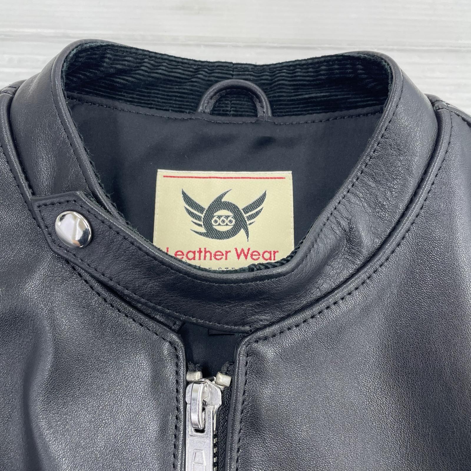 ライダースジャケット TIGHT FIT MANDARIN MADE IN JAPAN 40 40 ブラック