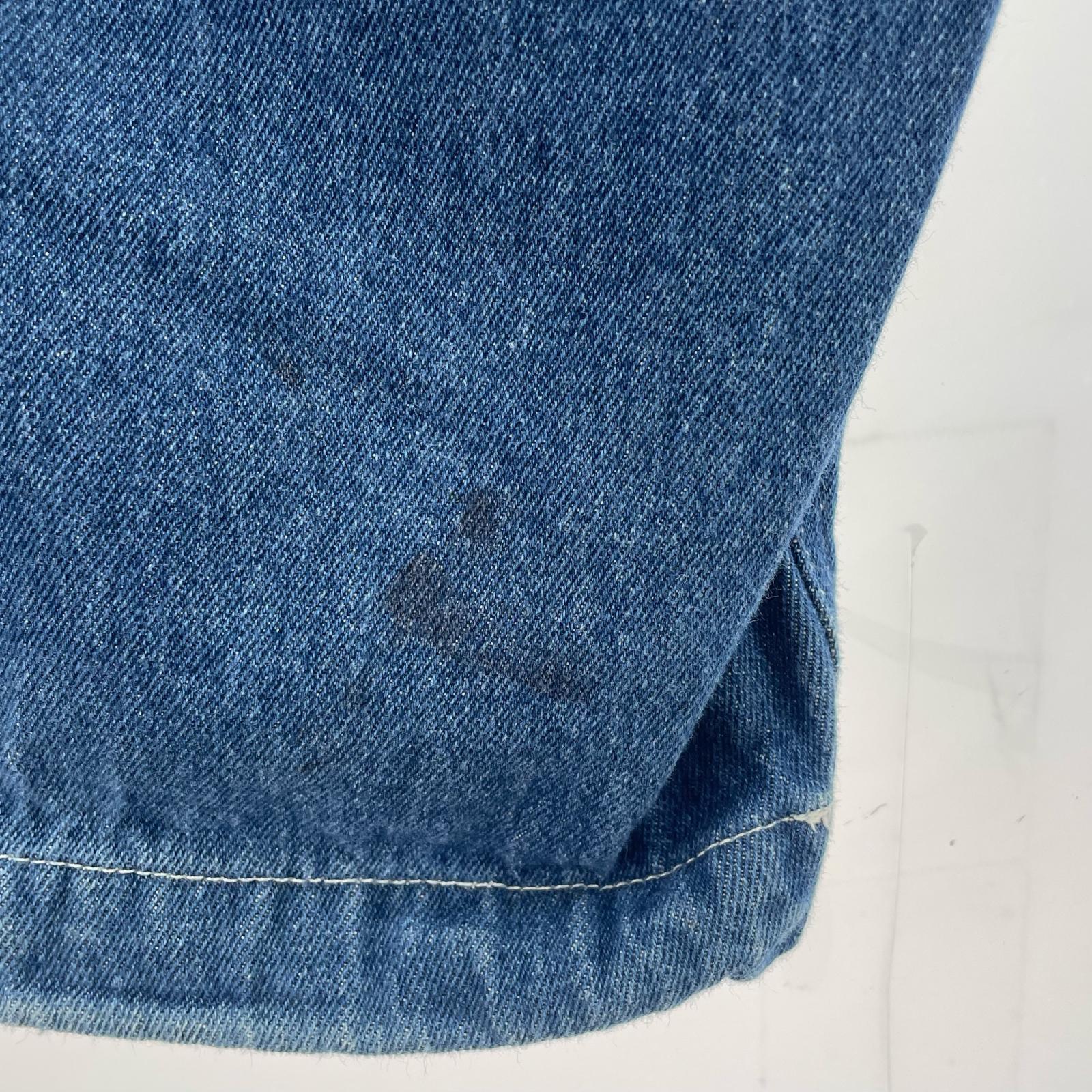 デニムパンツ GALFY チャカパッチ 青 (XL)