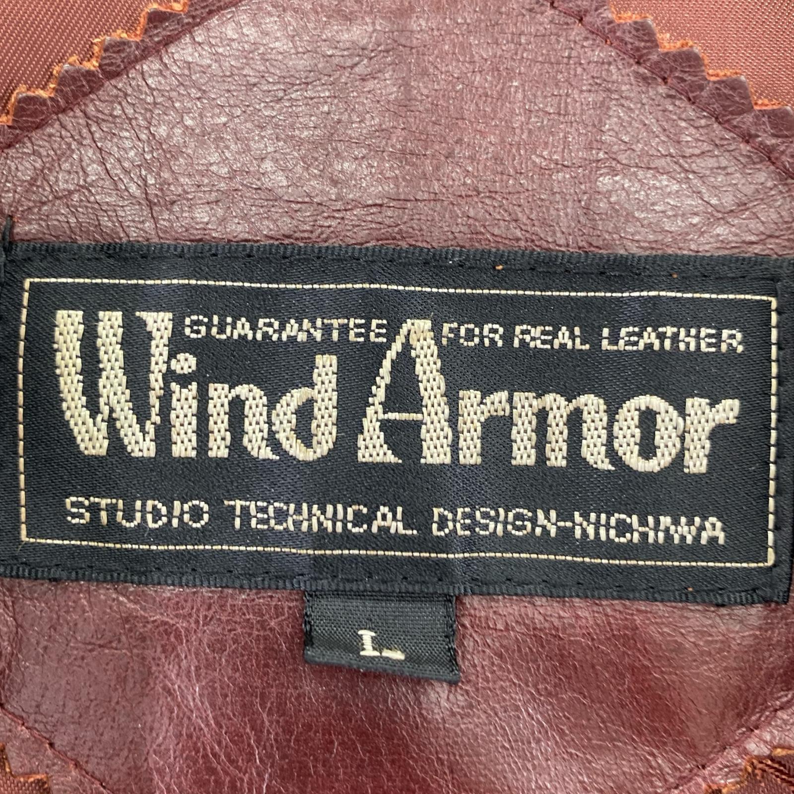 レザージャケット WIND ARMOR レザーテーラードジャケット(L) L ブラウン