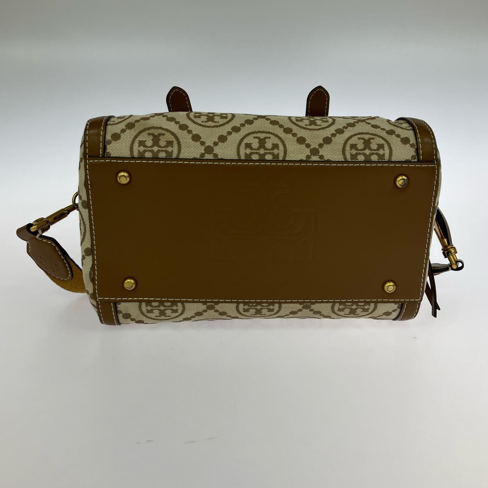 T MONOGRAM JACQUARD MINI DUFFLE