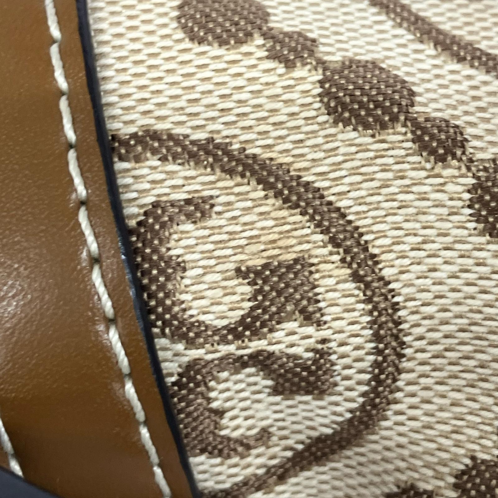 T MONOGRAM JACQUARD MINI DUFFLE