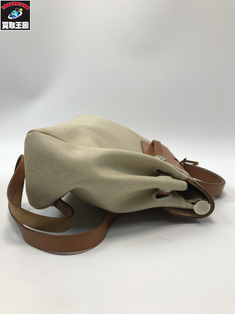 HERMES エールバッグアド 替えバッグ カラビナ付き