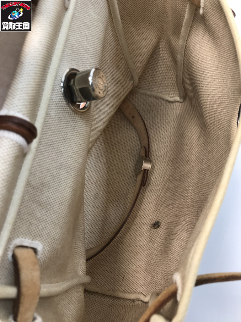 HERMES エールバッグアド 替えバッグ カラビナ付き