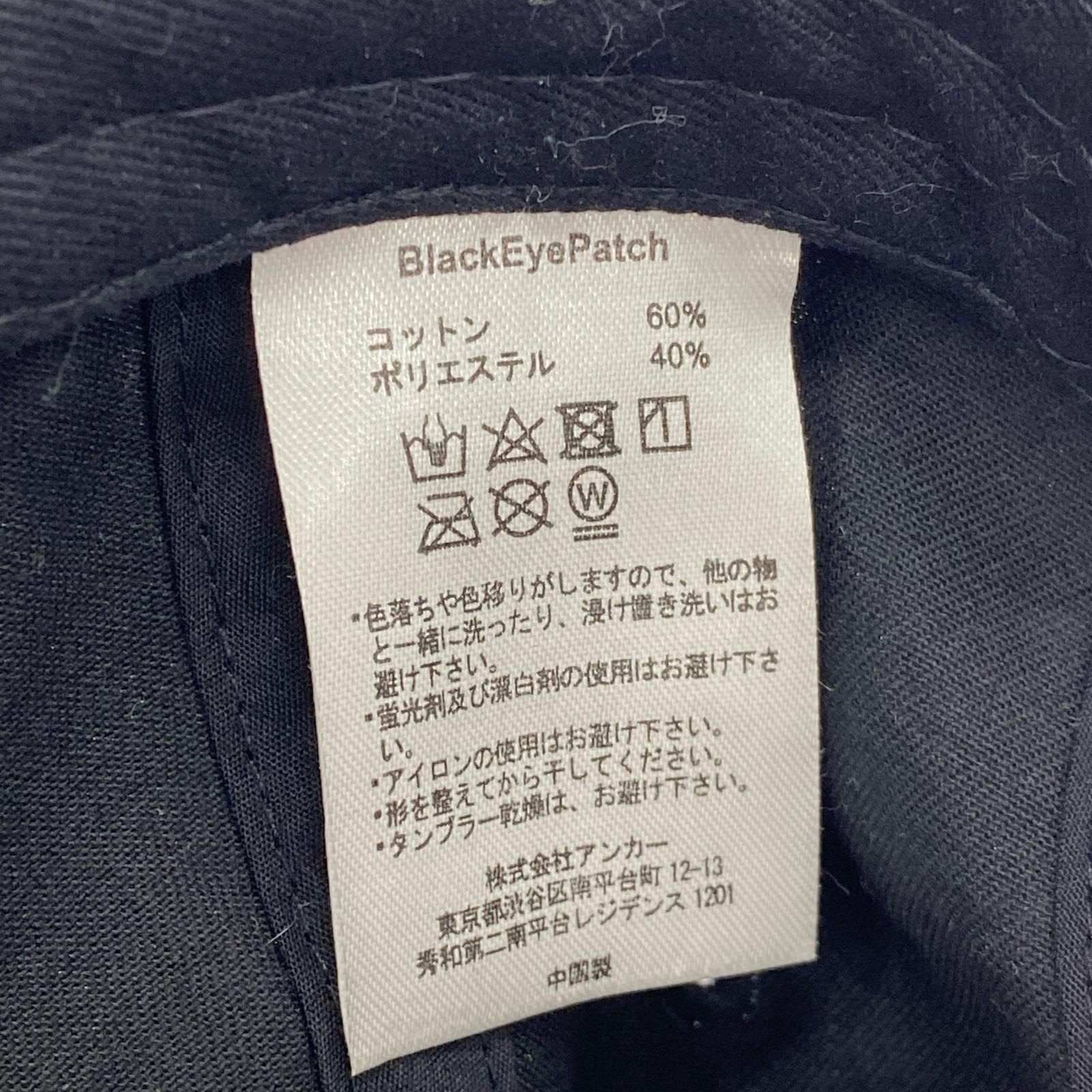キャップ THE BLACK EYE CAP ブラック