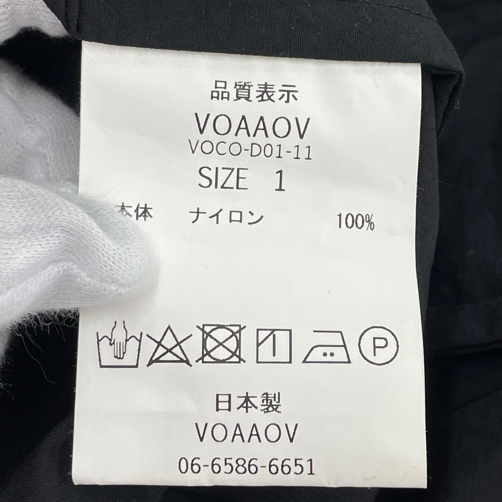 ジャケット voaaov VOCO-D01-11 ベスト付き BLK 1 ブラック