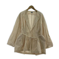ジャケット コットンリネン light jacket haizakura ベージュ