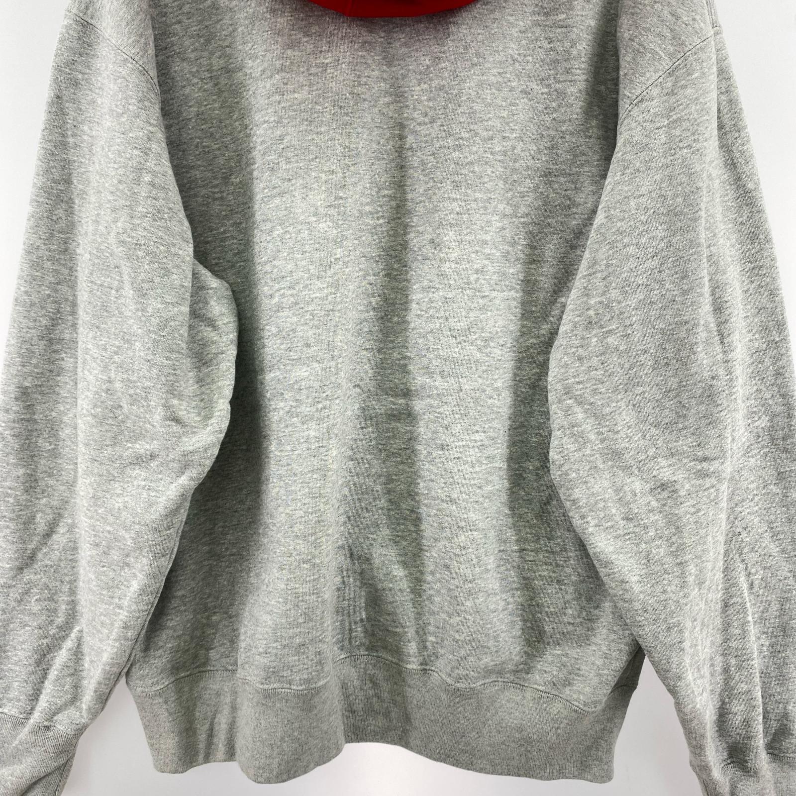 パーカー 21FW Contrast Hooded Sweat Shirt M グレー