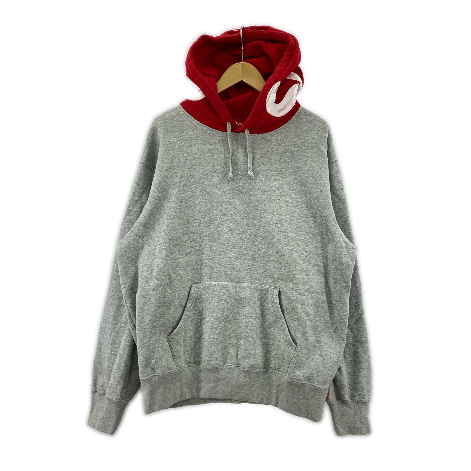 パーカー 21FW Contrast Hooded Sweat Shirt M グレー