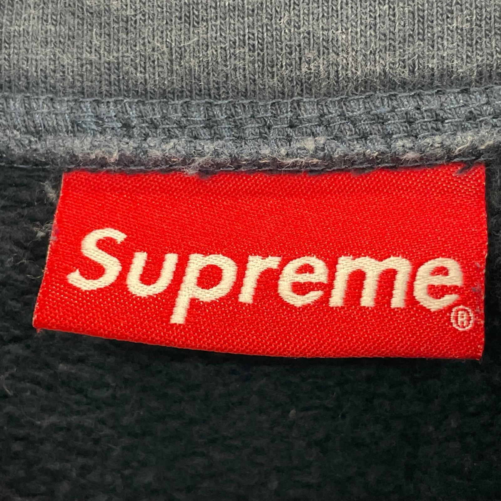 スウェット LOGO PIPING HALF ZIP M M ネイビー