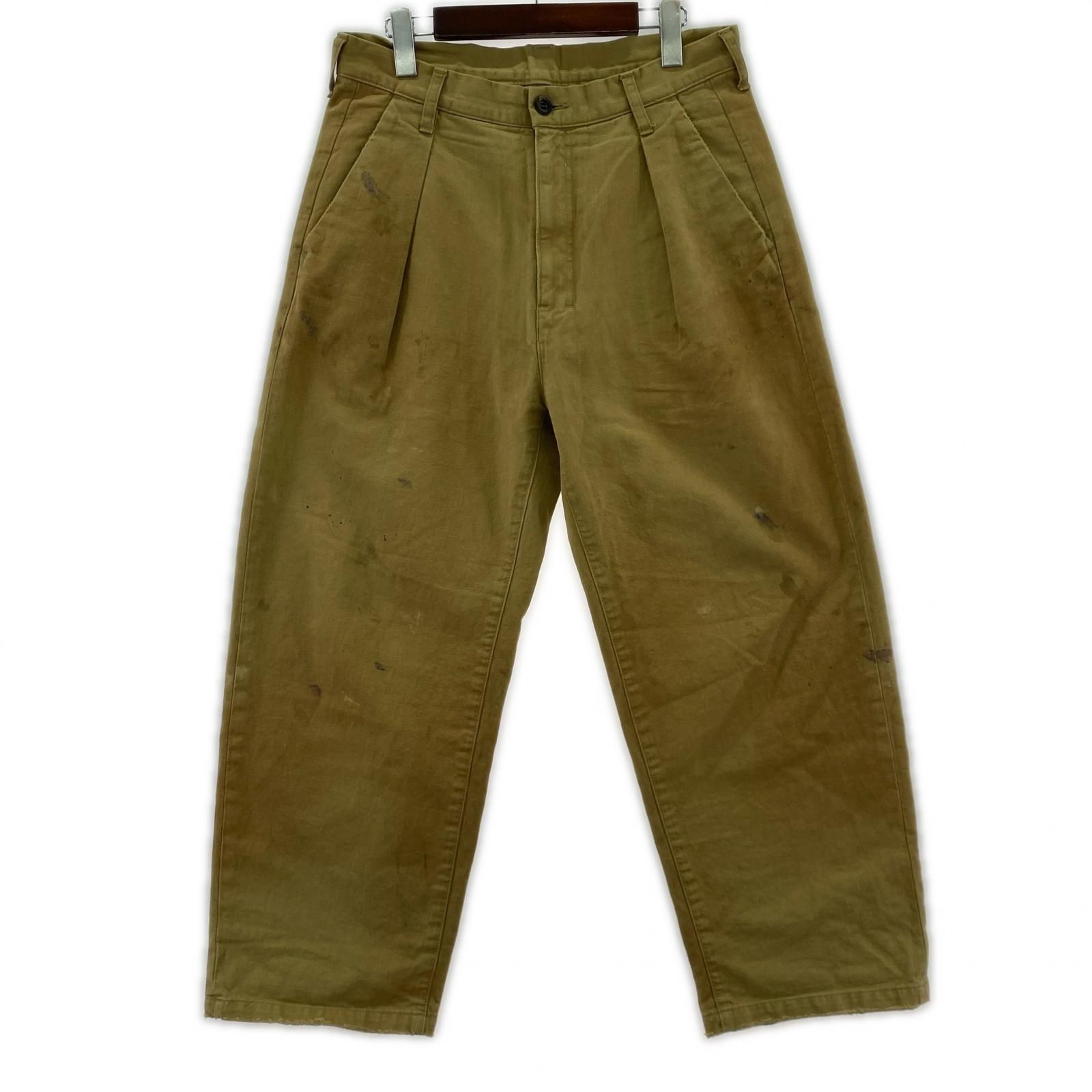 パンツ PAINT CHINO TROUSERS 1 ブラウン