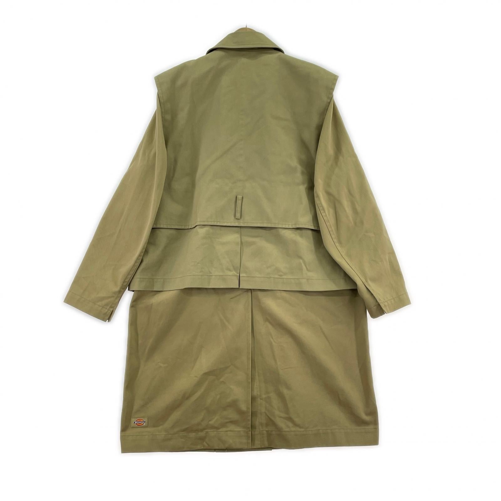 ジャケット ×TOIRONIER レイヤードドレンチ 1 カーキ