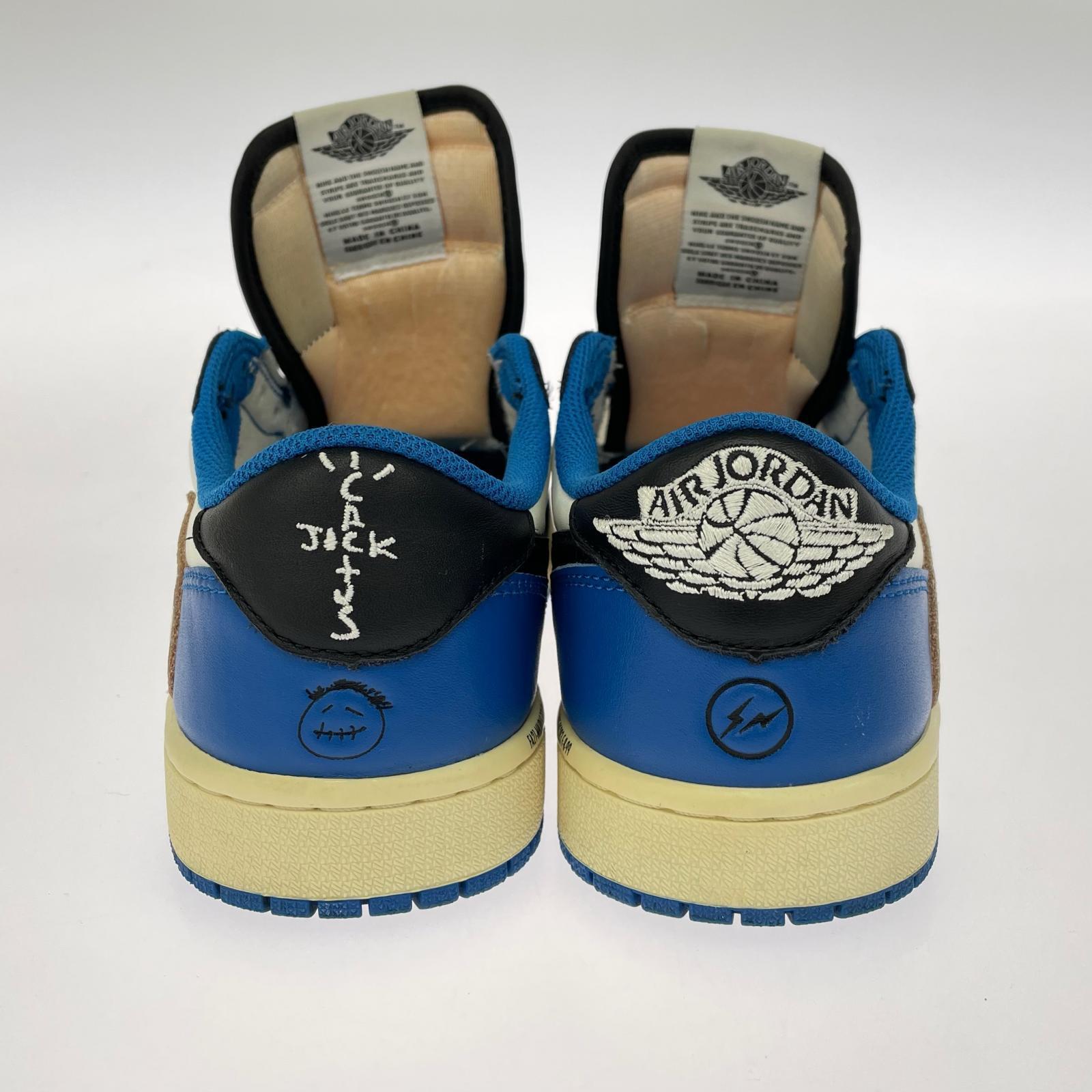スニーカー Travis Scott×fragment AirJordan1LowOG 25.5cm (US7 1/2 UK7 EU41)