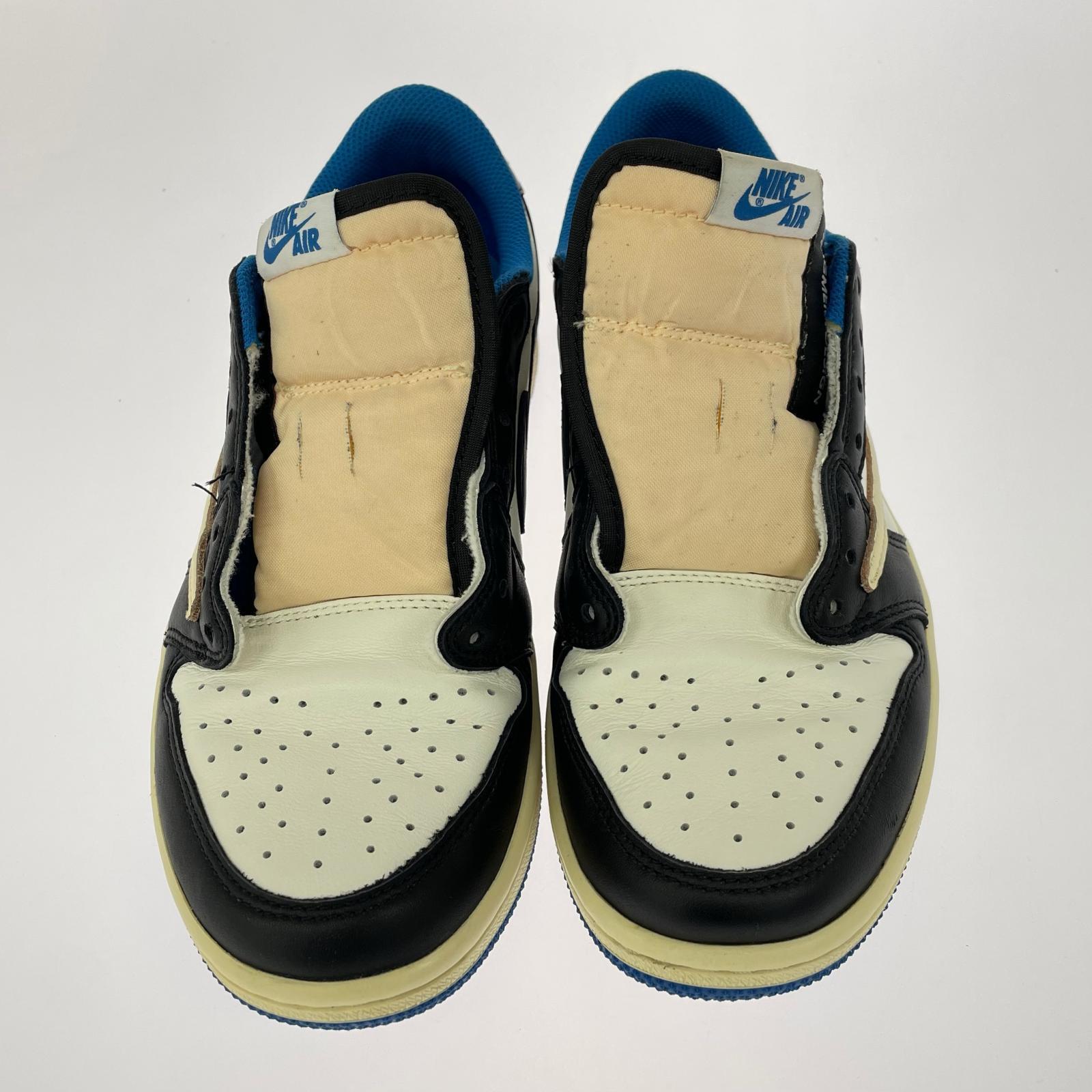 スニーカー Travis Scott×fragment AirJordan1LowOG 25.5cm (US7 1/2 UK7 EU41)