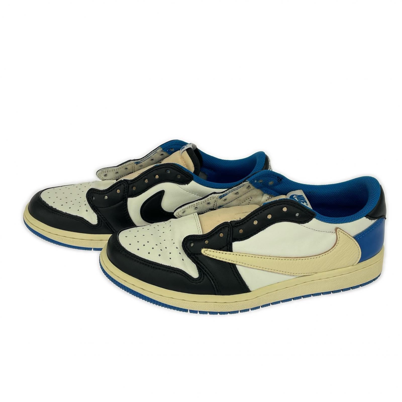 スニーカー Travis Scott×fragment AirJordan1LowOG 25.5cm (US7 1/2 UK7 EU41)