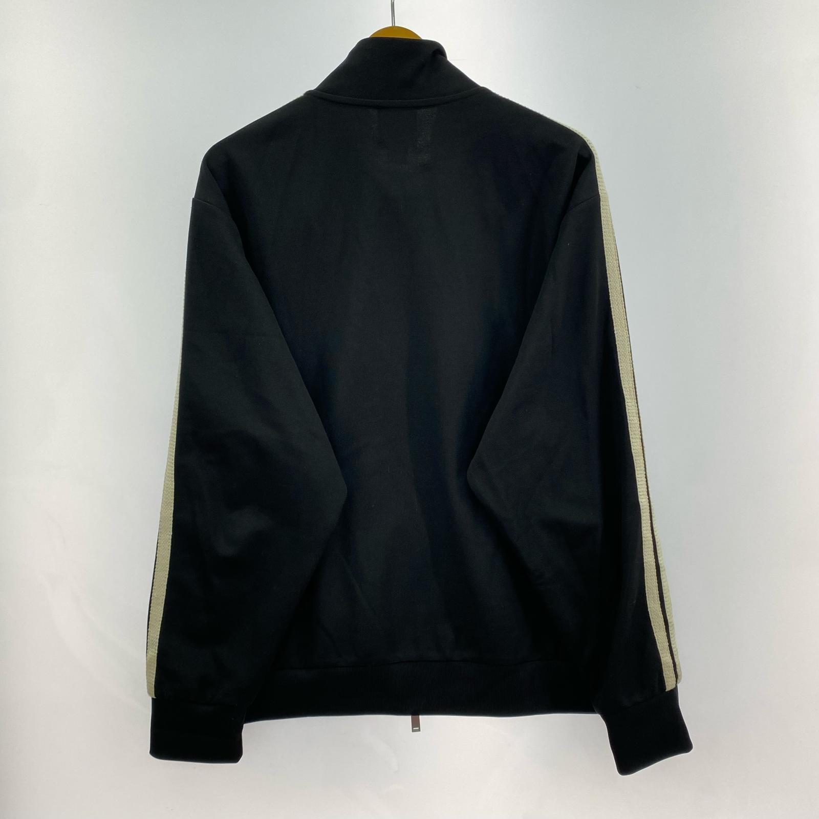 ジャケット Calvin Klein ダンボールニットストライプトラックジャケット M ブラック
